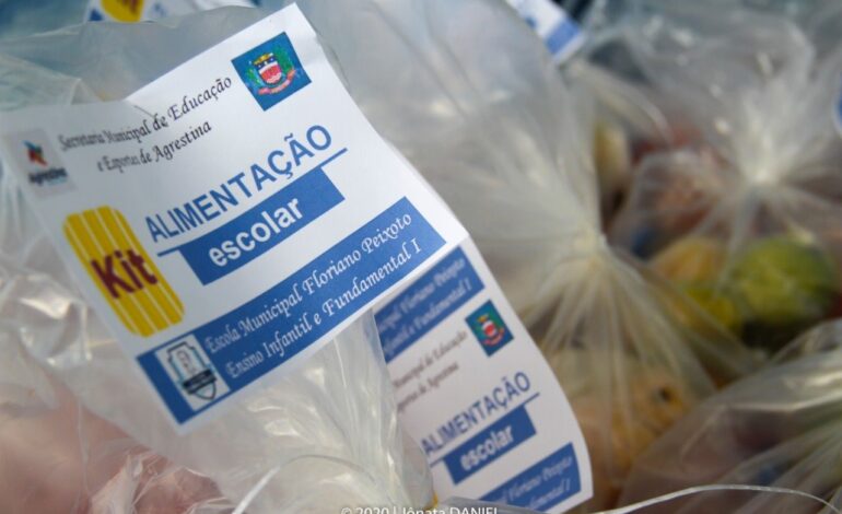 Agrestina inicia amanhã (29) entrega dos Kits de Alimentação para alunos da Rede Municipal de Ensino