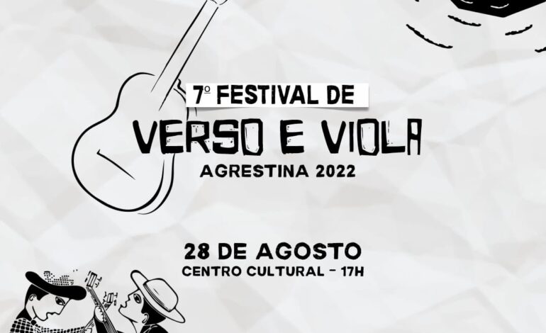 Agrestina realiza 7º Festival de Verso e Viola