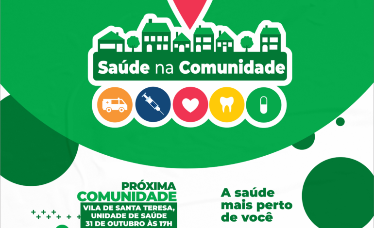  +SAÚDE – Saúde na Comunidade chega à Vila Santa Teresa