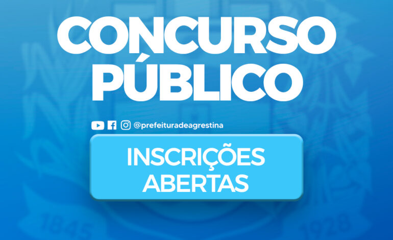  CONCURSO – Prefeitura abre concurso com mais de 250 vagas